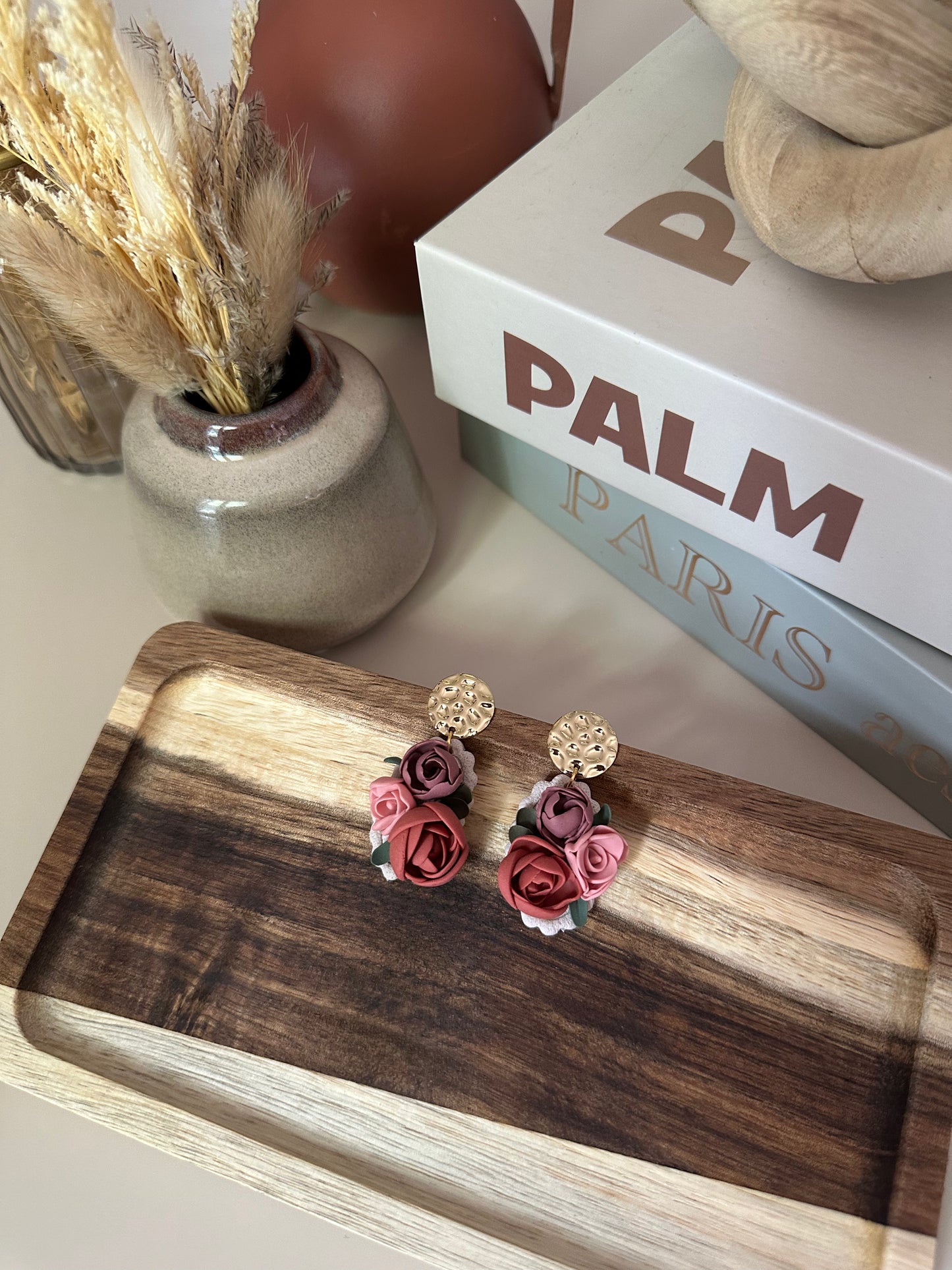 Alyzée | Boucles d'oreilles en argile polymère