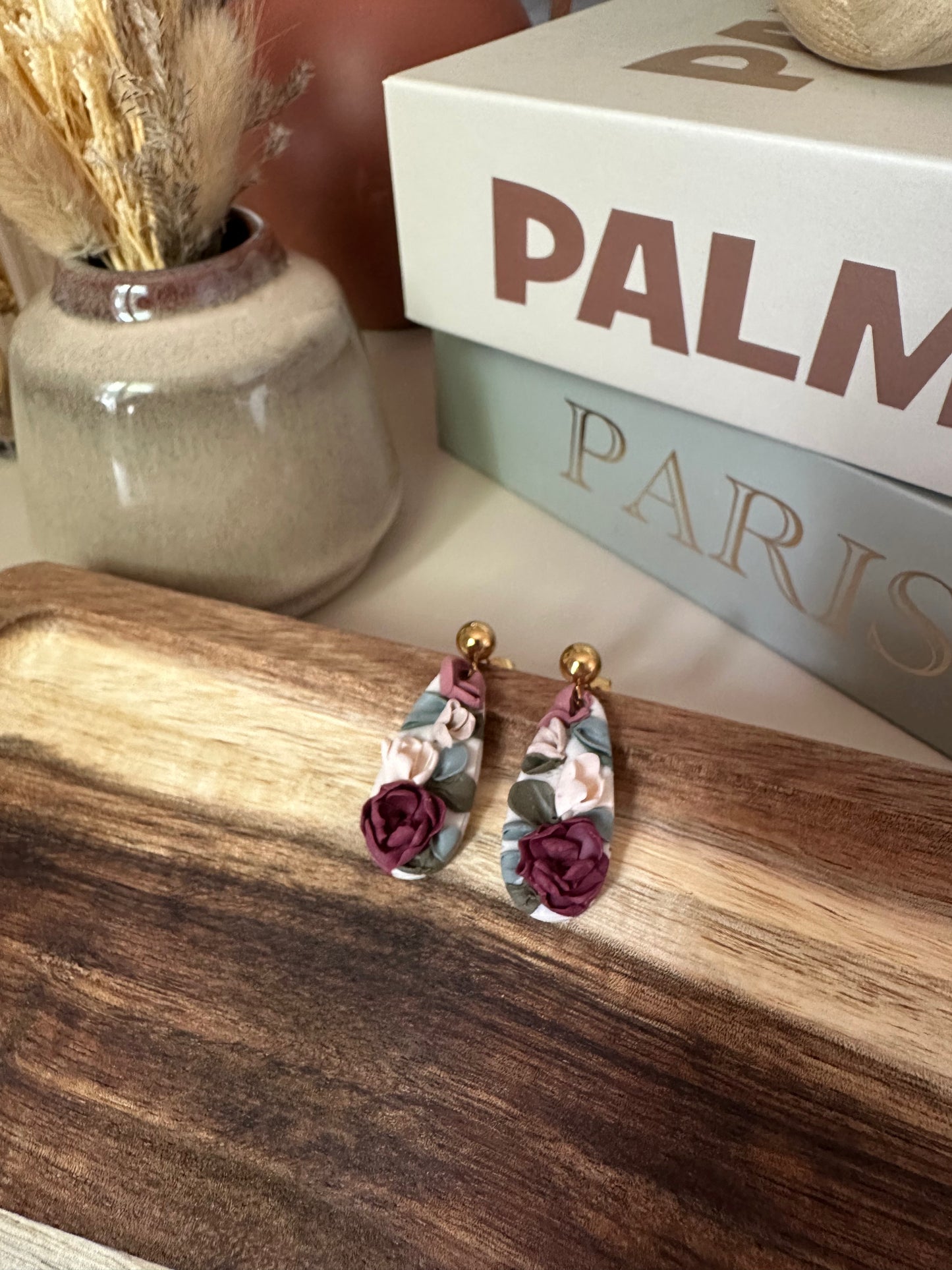 Juliette | Boucles d'oreilles en argile polymère