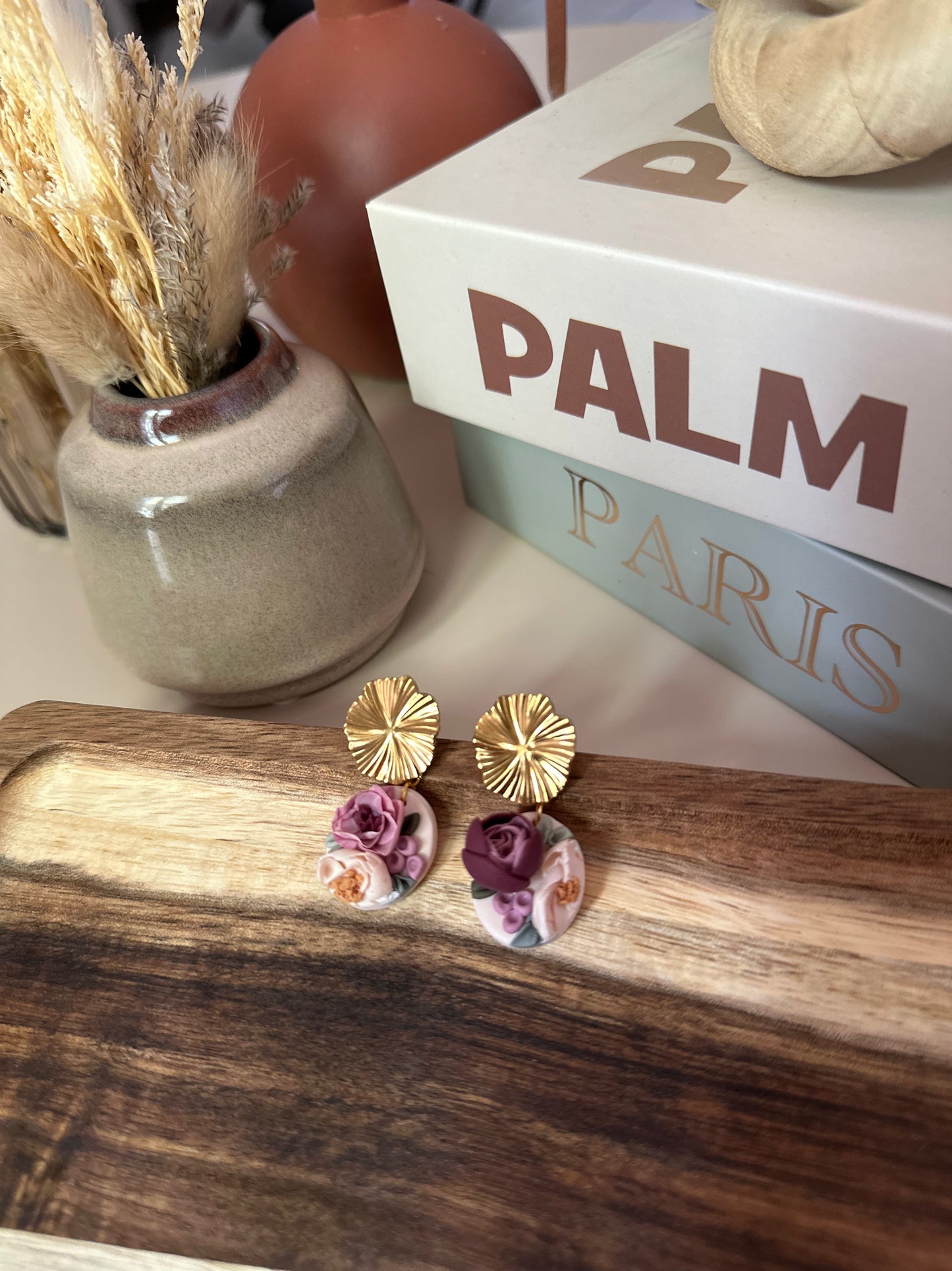 Mia | Boucles d'oreilles en argile polymère