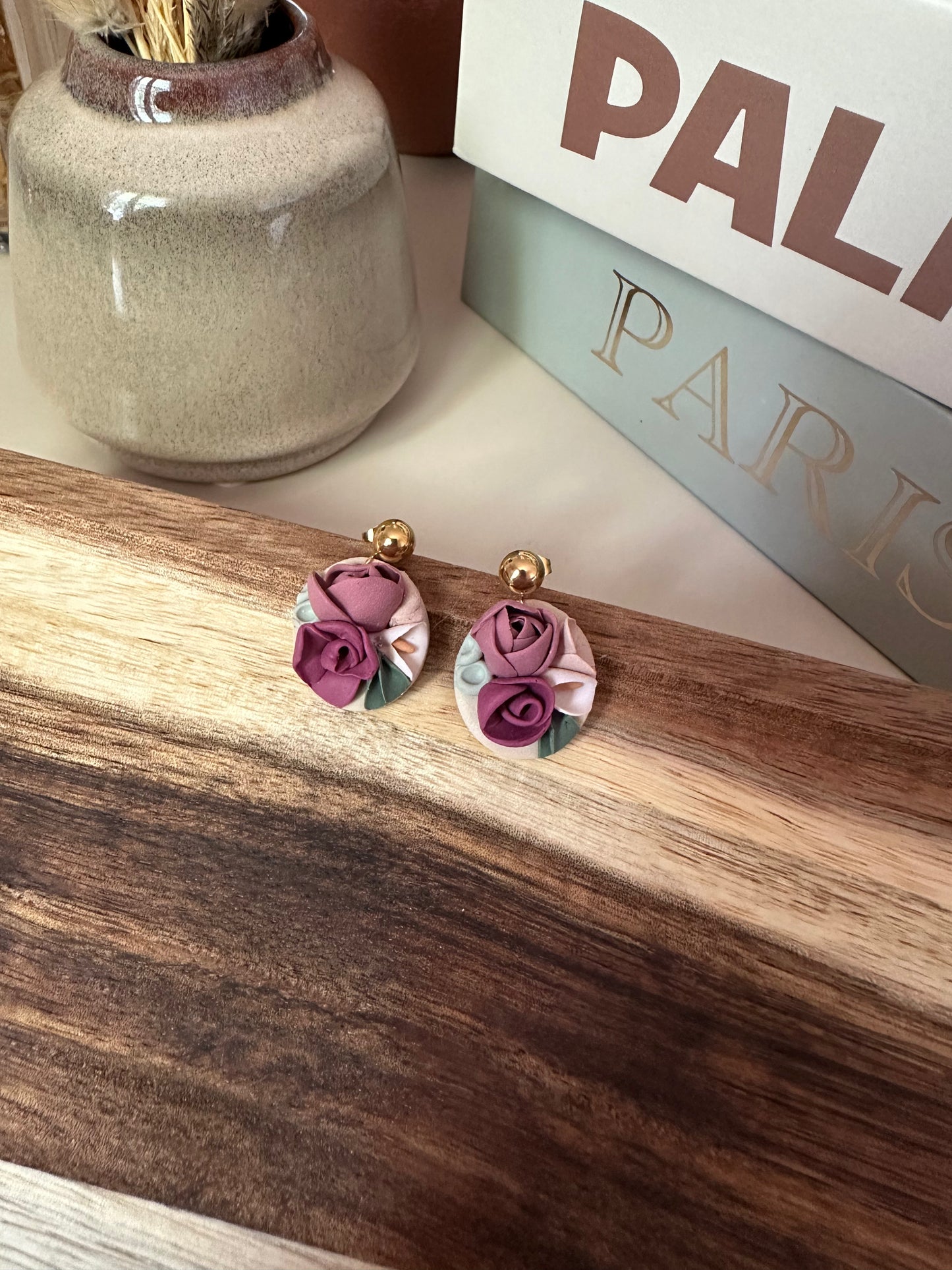 Romane | Boucles d'oreilles en argile polymère