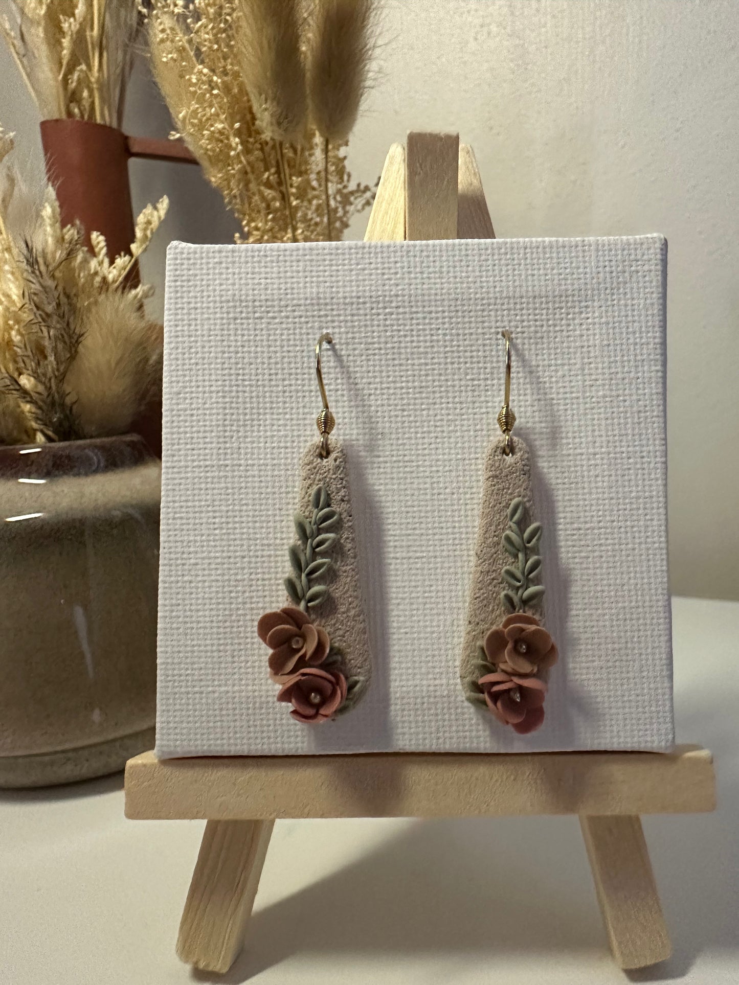 Armelle | Boucles d'oreilles en argile polymère