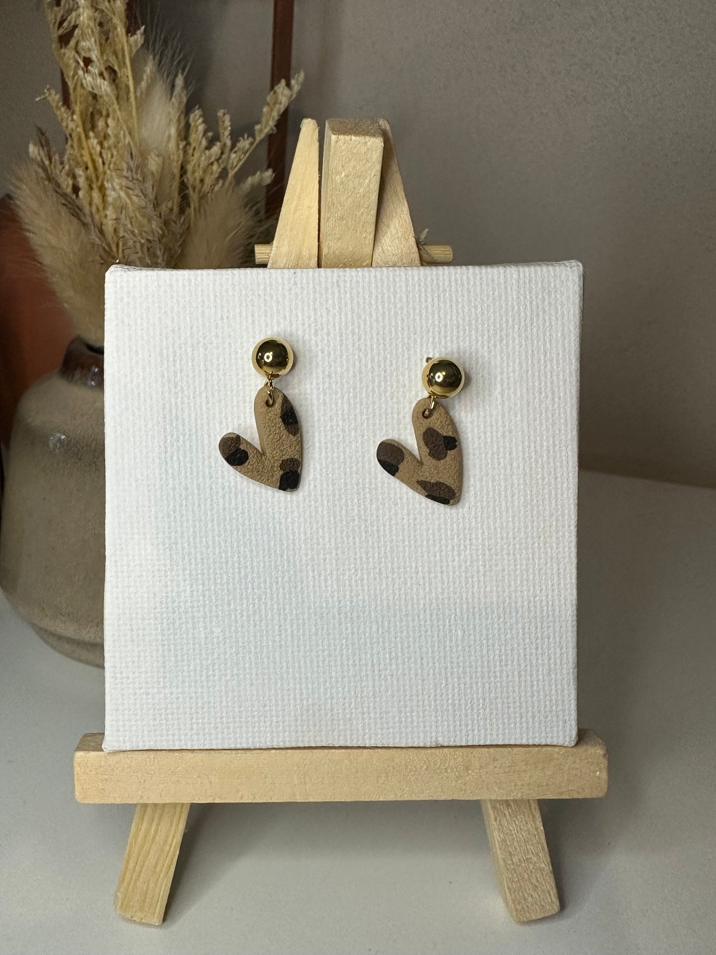 Isa | Boucles d'oreilles en argile polymère