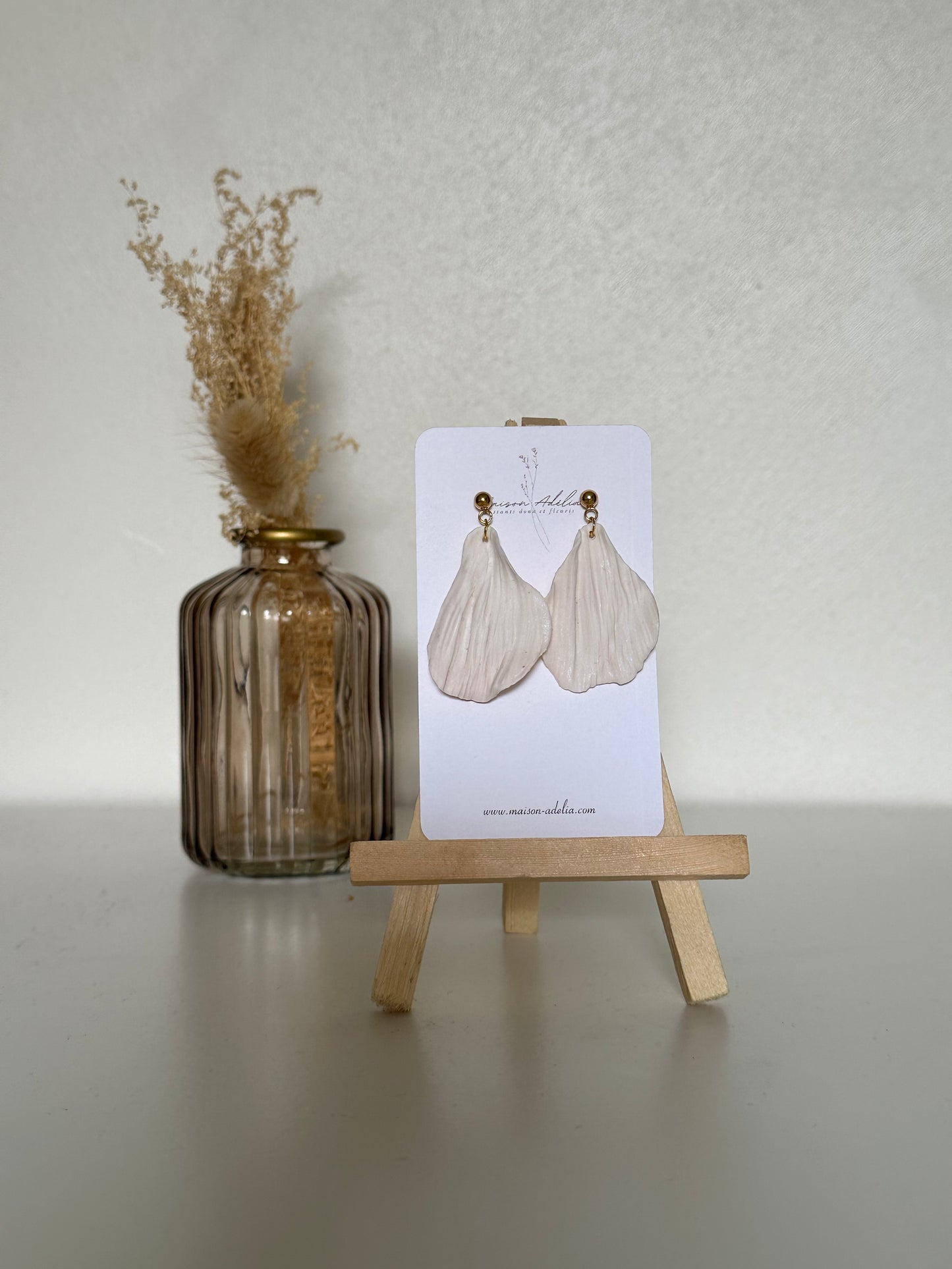 Léonie | Boucles d'oreilles en argile polymère