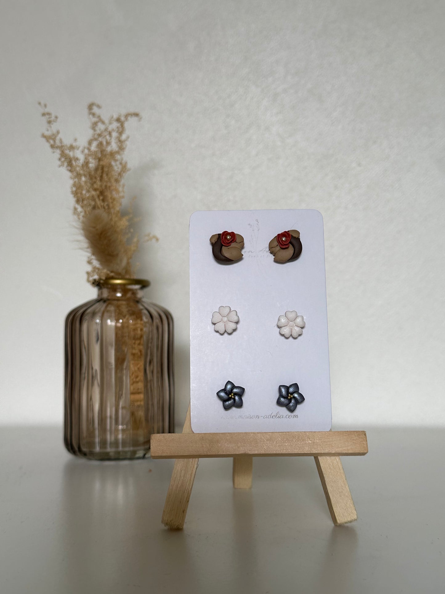 Soline | Boucles d'oreilles en argile polymère