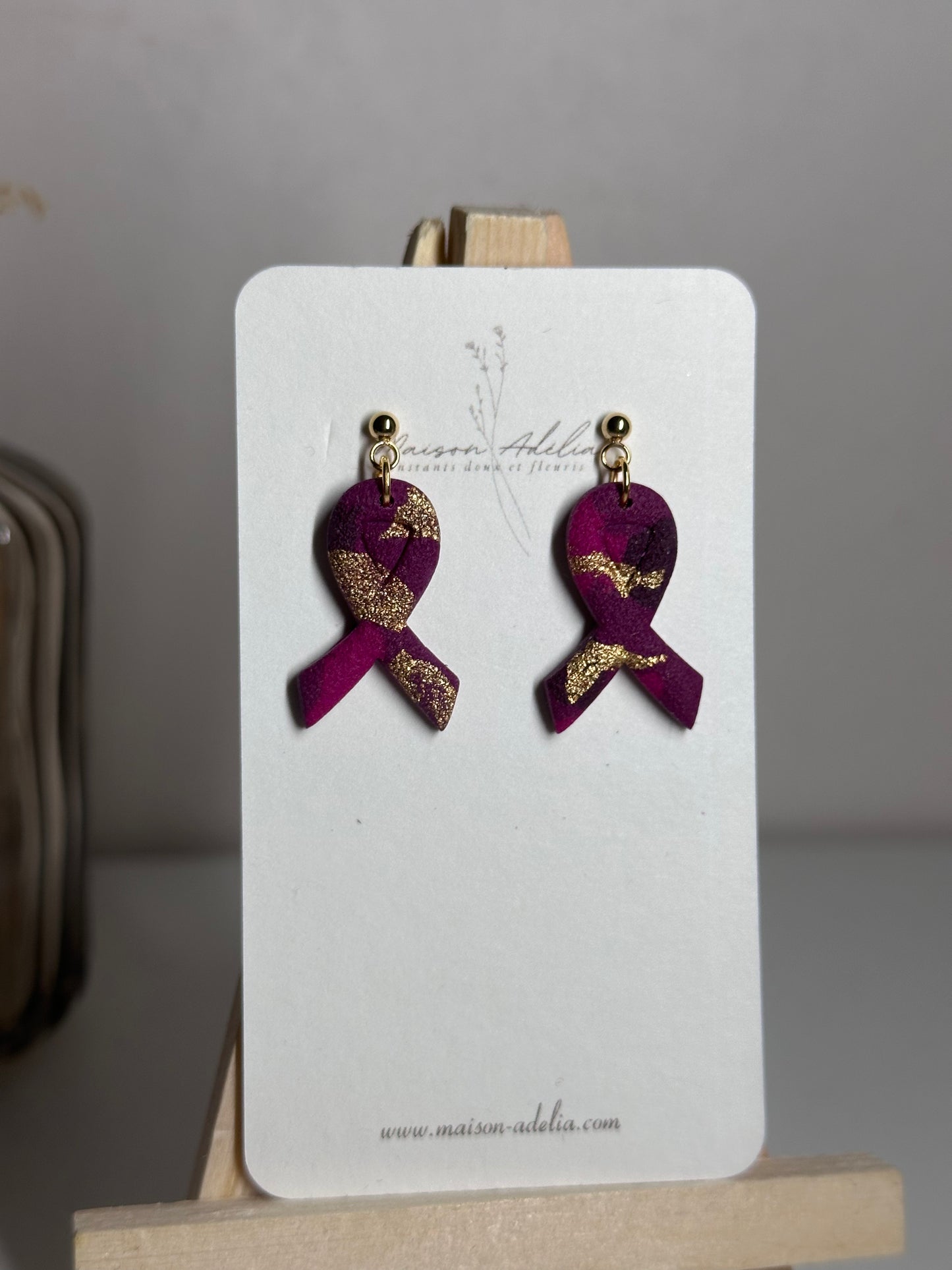 Elia | Boucles d'oreilles en argile polymère