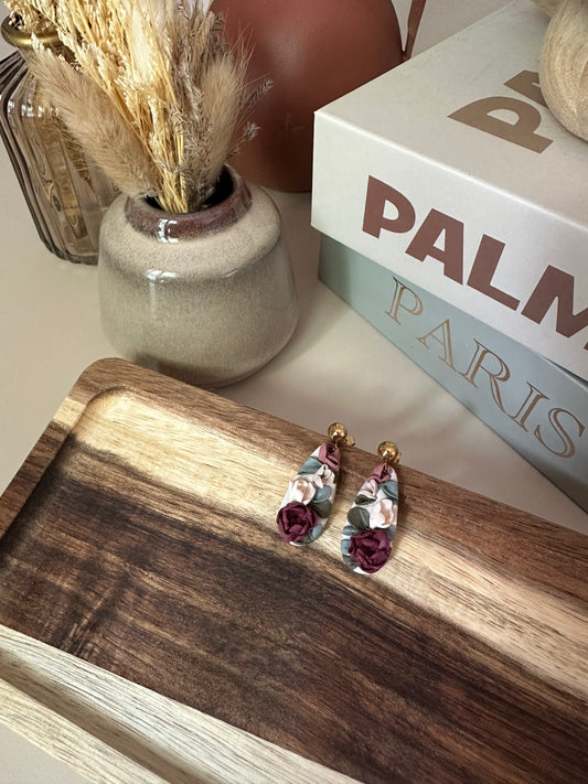 Juliette | Boucles d'oreilles en argile polymère