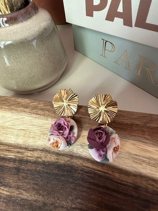 Mia | Boucles d'oreilles en argile polymère