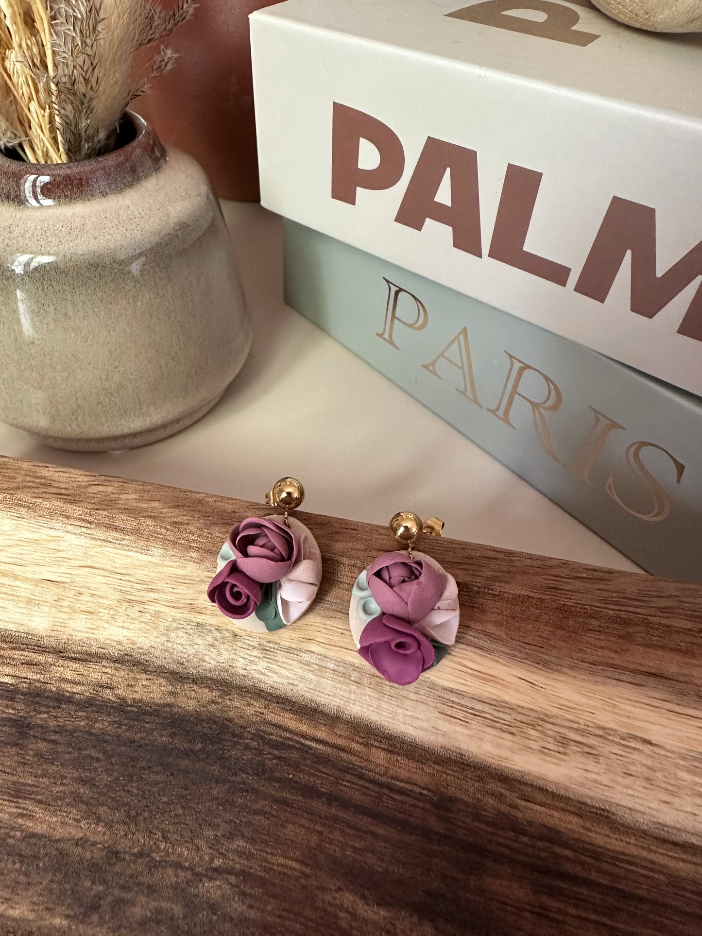 Romane | Boucles d'oreilles en argile polymère