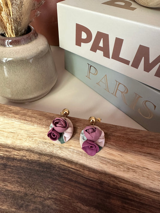 Romane | Boucles d'oreilles en argile polymère
