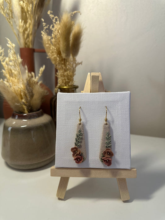 Armelle | Boucles d'oreilles en argile polymère