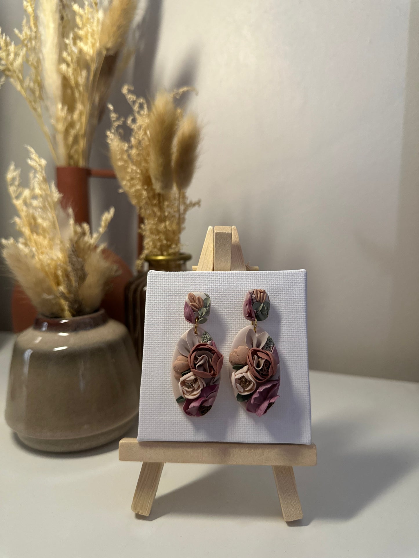 Andréa | Boucles d'oreilles en argile polymère