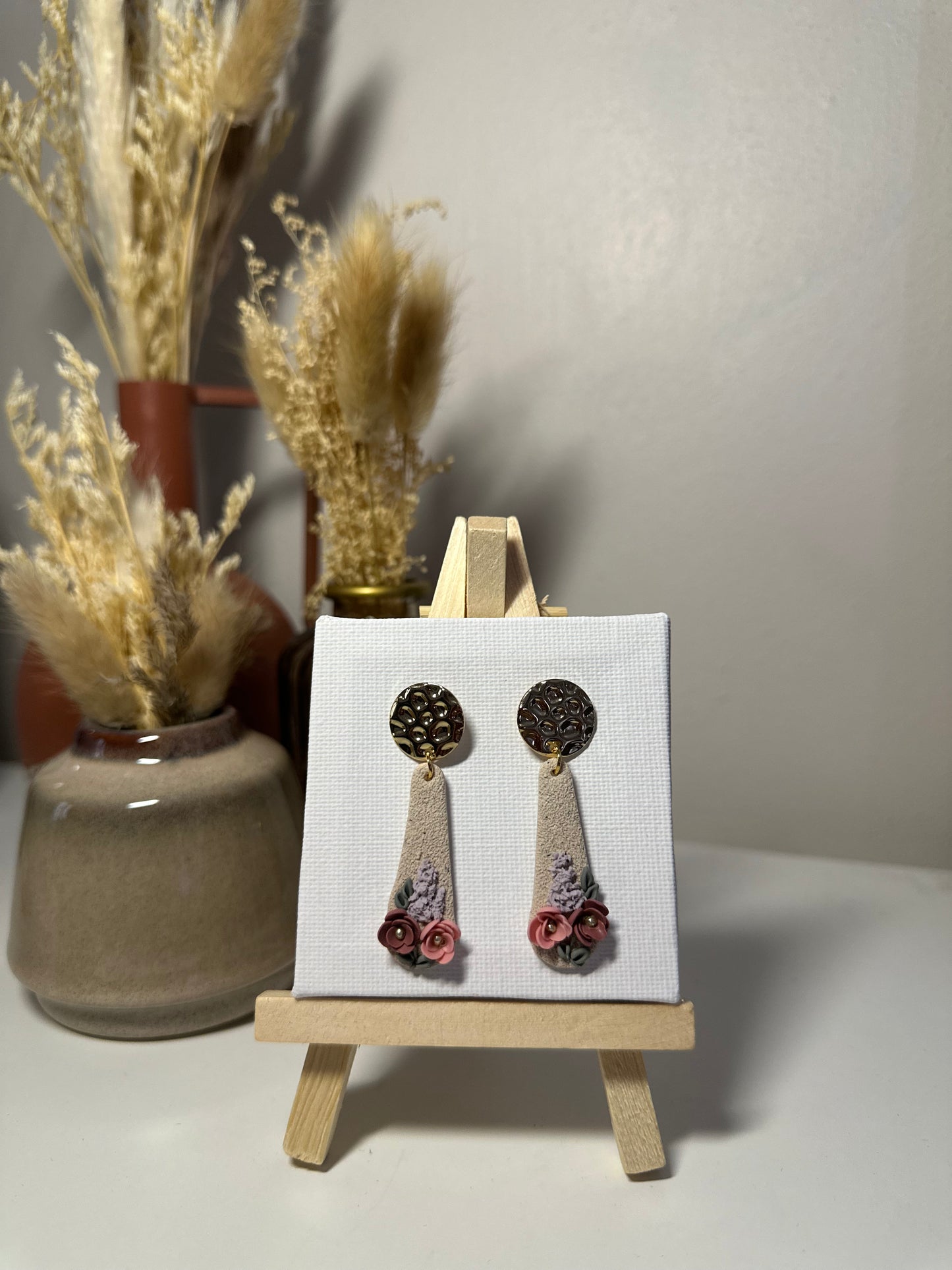 Manon | Boucles d'oreilles en argile polymère