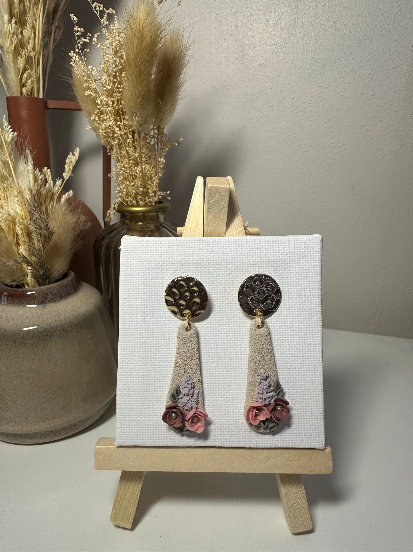 Manon | Boucles d'oreilles en argile polymère