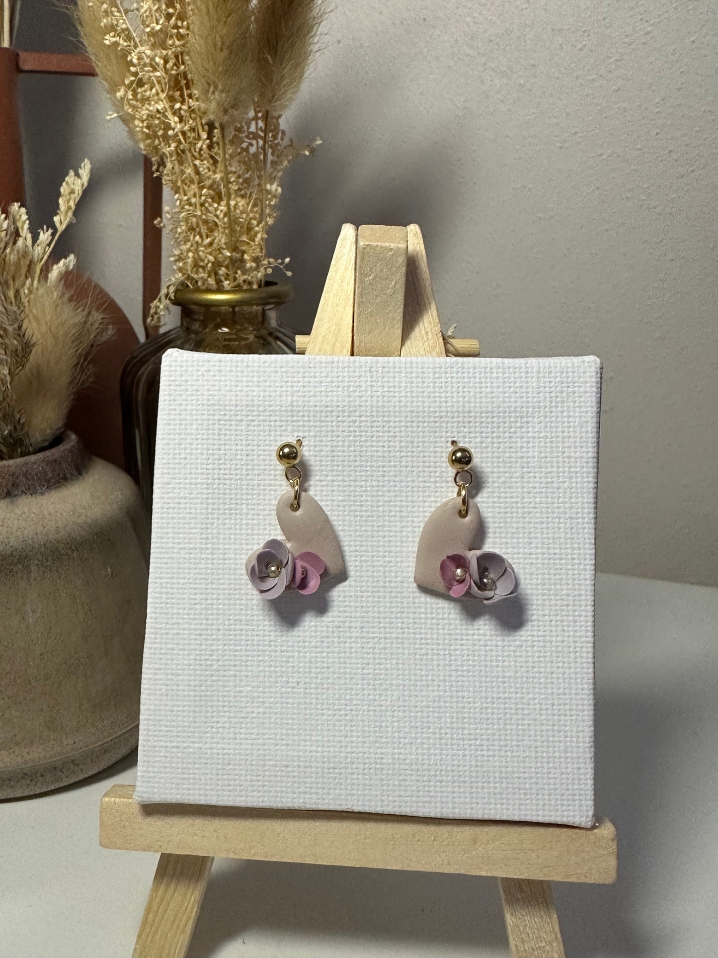 Romy | Boucles d'oreilles en argile polymère