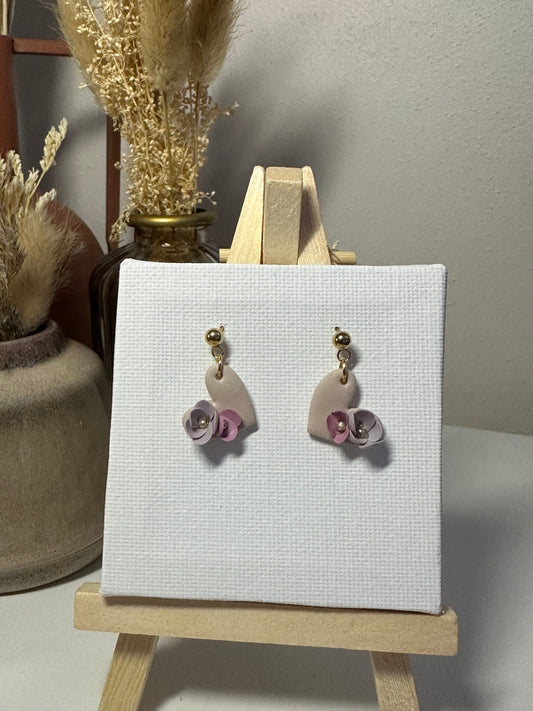 Romy | Boucles d'oreilles en argile polymère