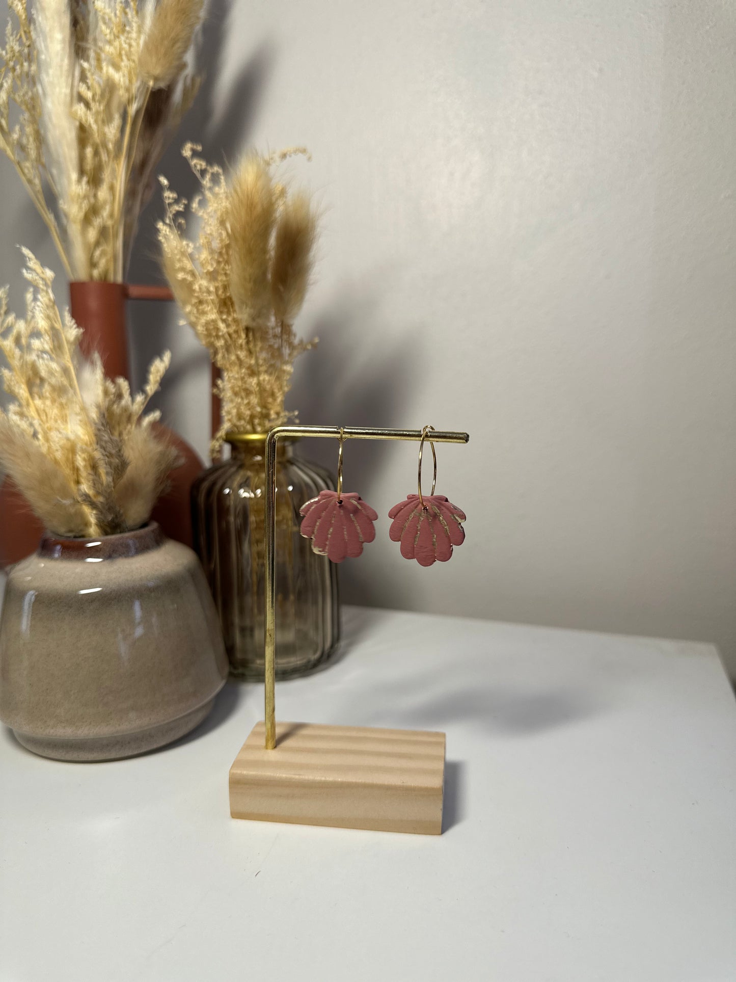 Alba | Boucles d'oreilles en argile polymère