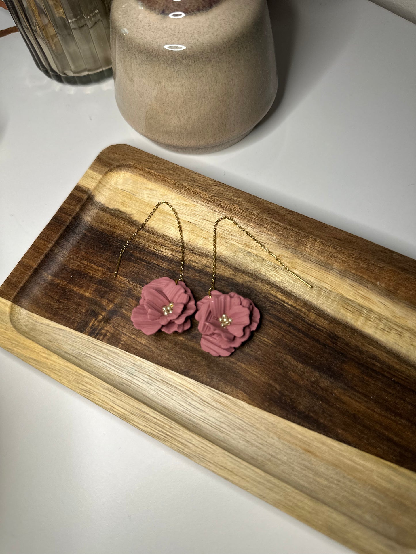 Flora | Boucles d'oreilles en argile polymère