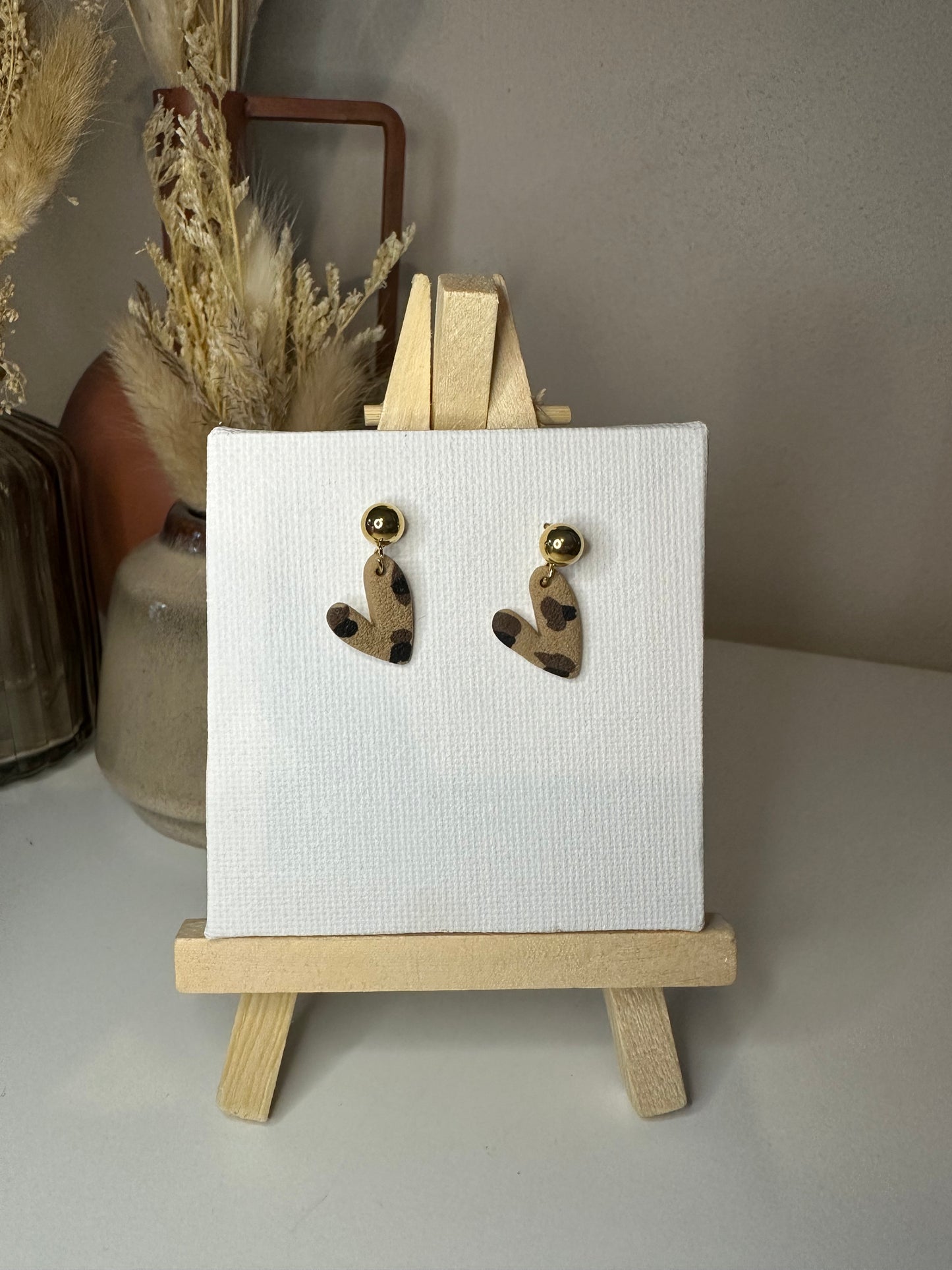 Isa | Boucles d'oreilles en argile polymère