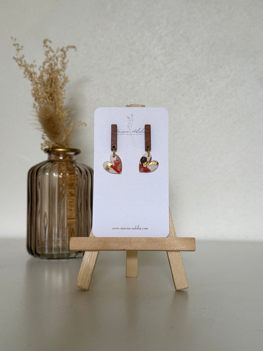 Emilie | Boucles d'oreilles en argile polymère