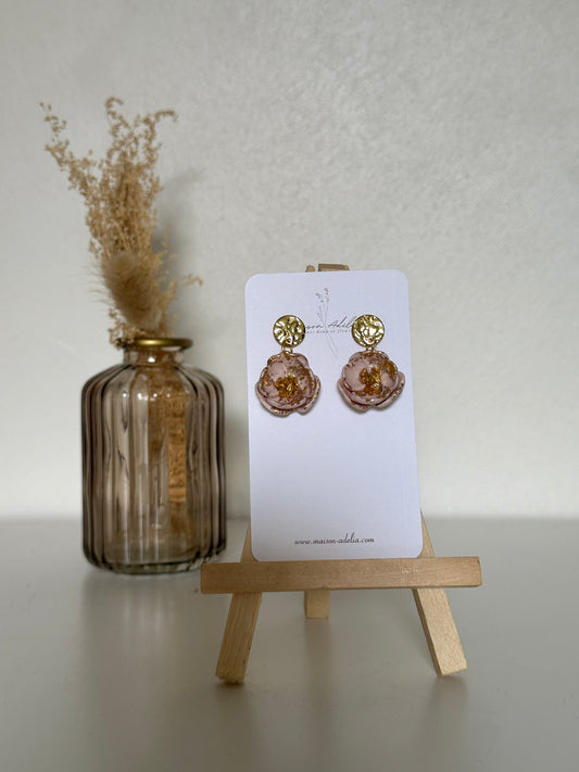 Pauline | Boucles d'oreilles en argile polymère