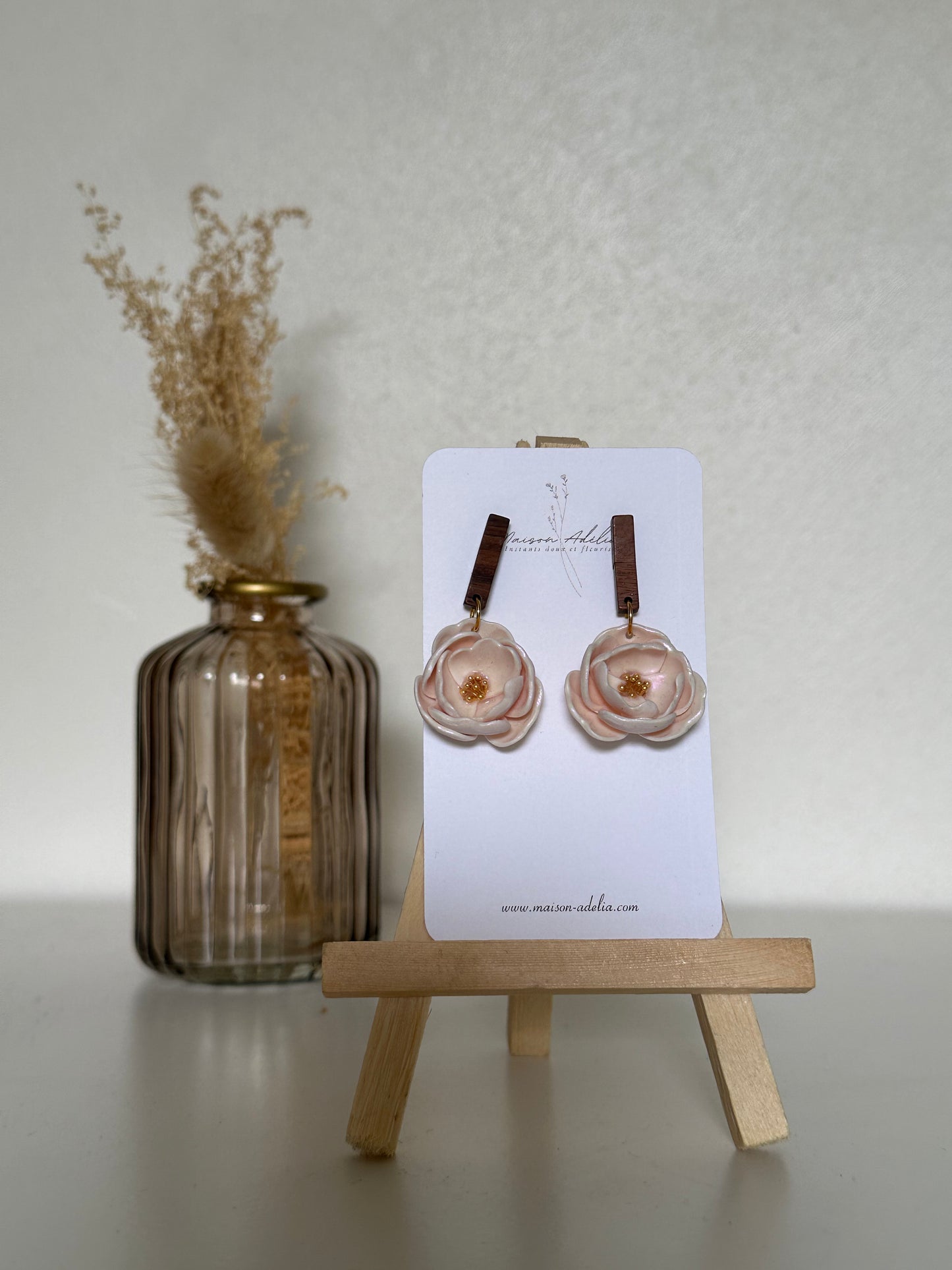 Margaux | Boucles d'oreilles en argile polymère