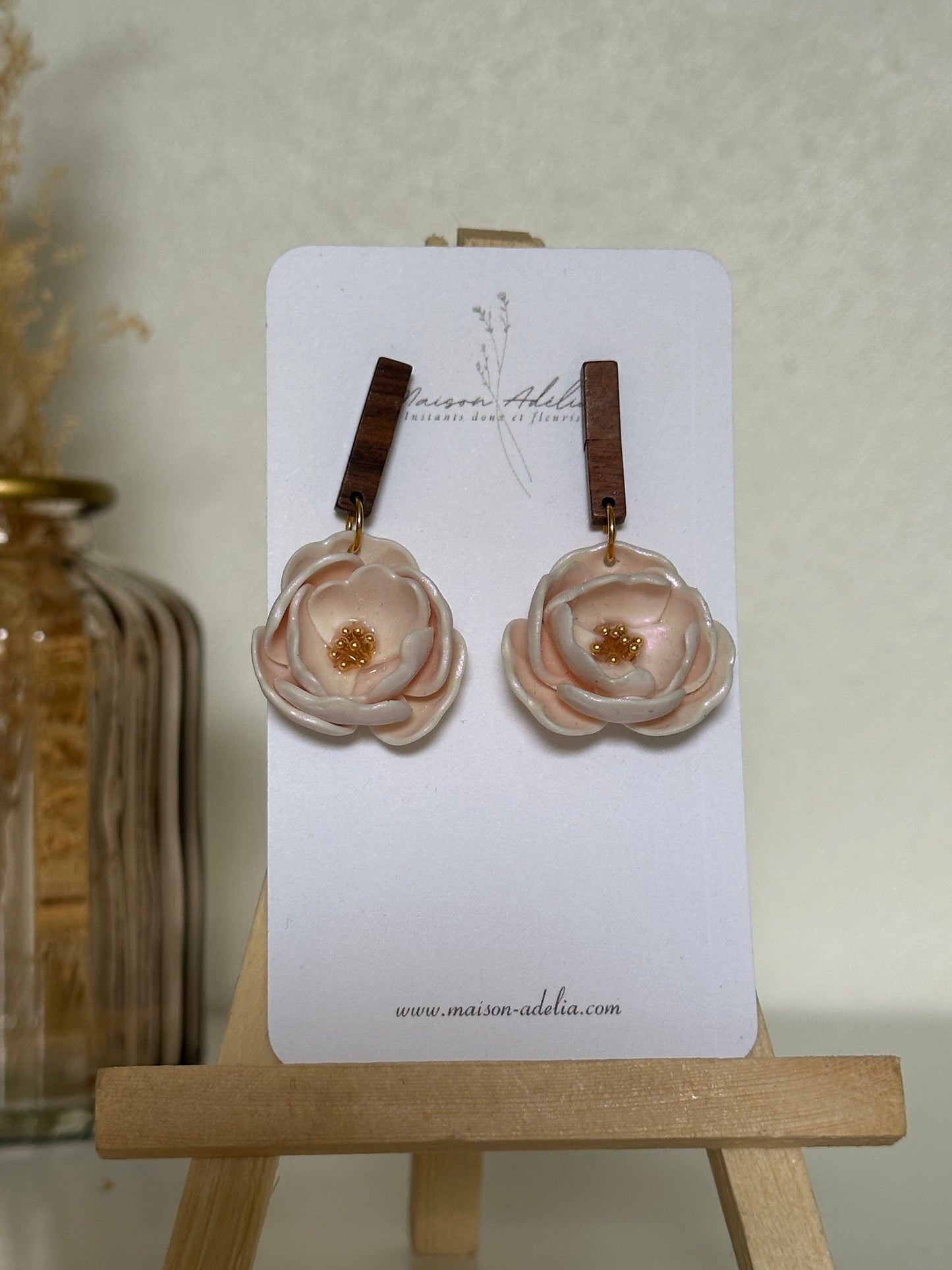 Margaux | Boucles d'oreilles en argile polymère